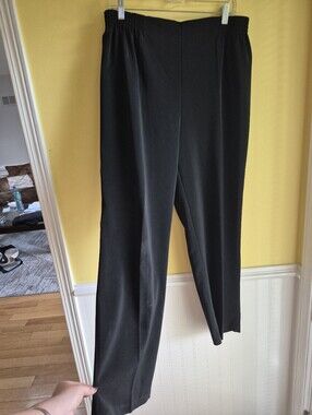 3x Black Lightweight Pull-On Pants